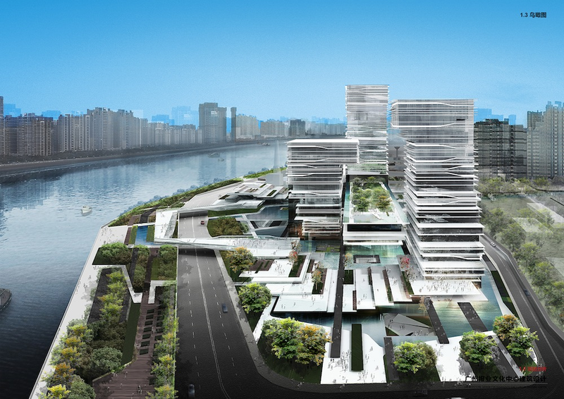 Illustration for article titled This Chinese Culture Center Looks Like It's About to Blow Away